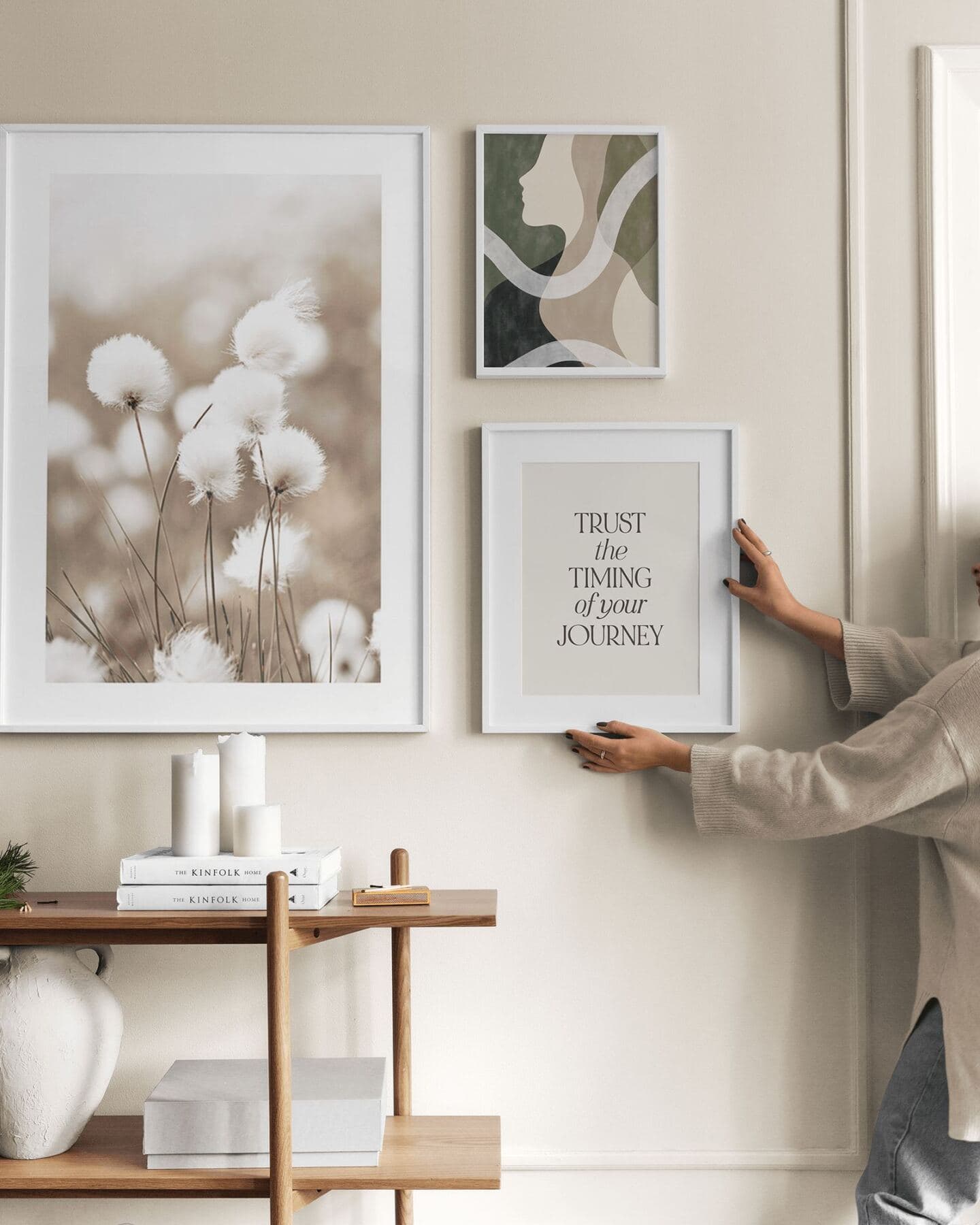 Gallery wall ideas for a rental property