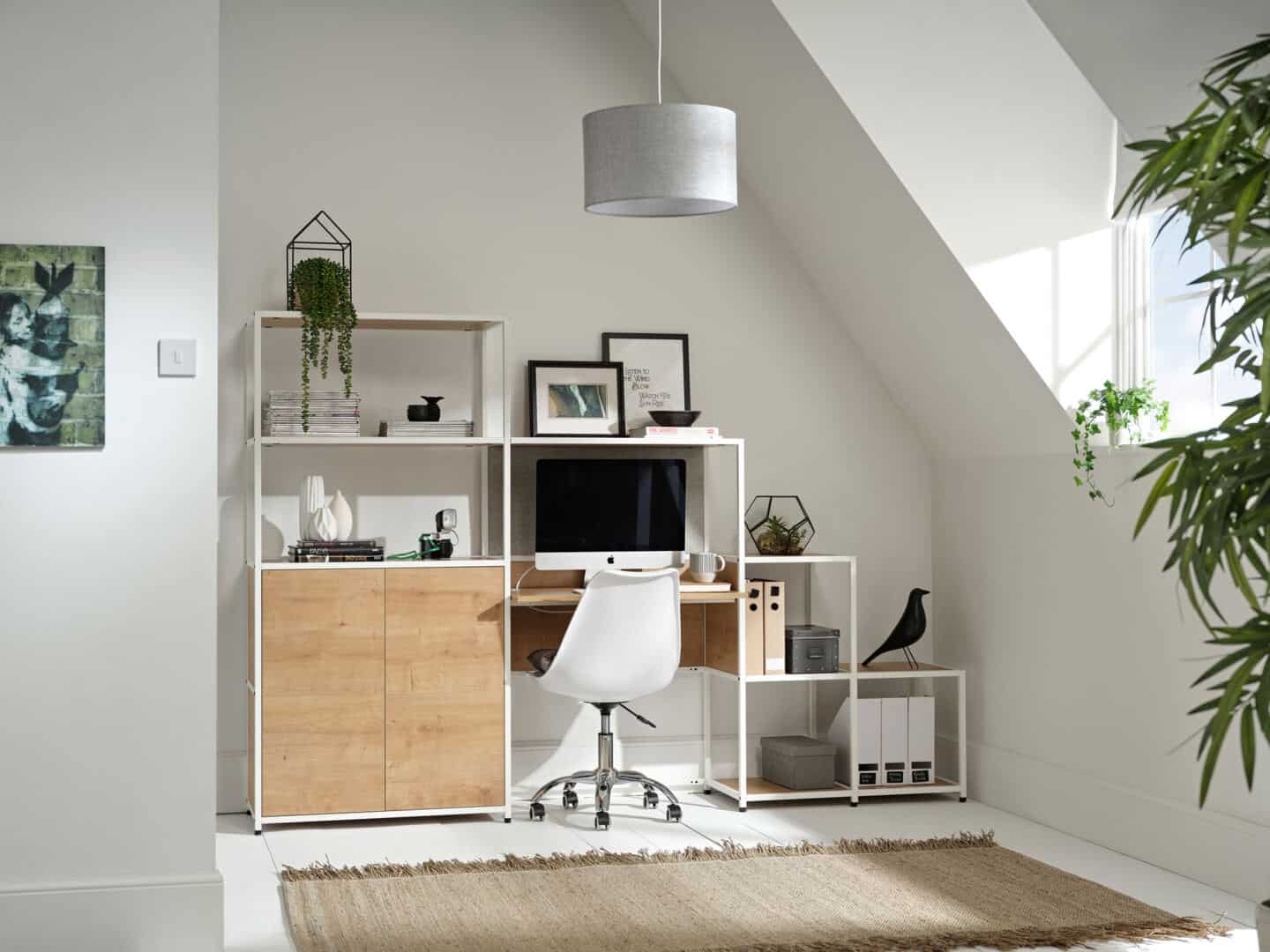 A home office in the spare room
