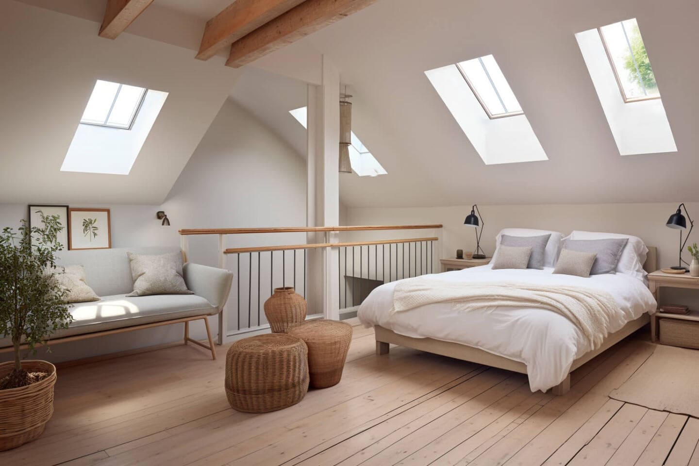 Installing rooflights can help to enhance biophilic design in period properties.