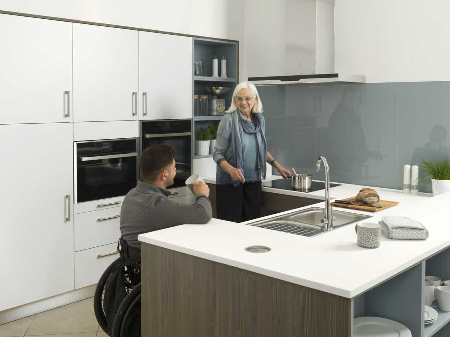An accessible Freedom Kitchen from Symphony allows you to future-proof your home