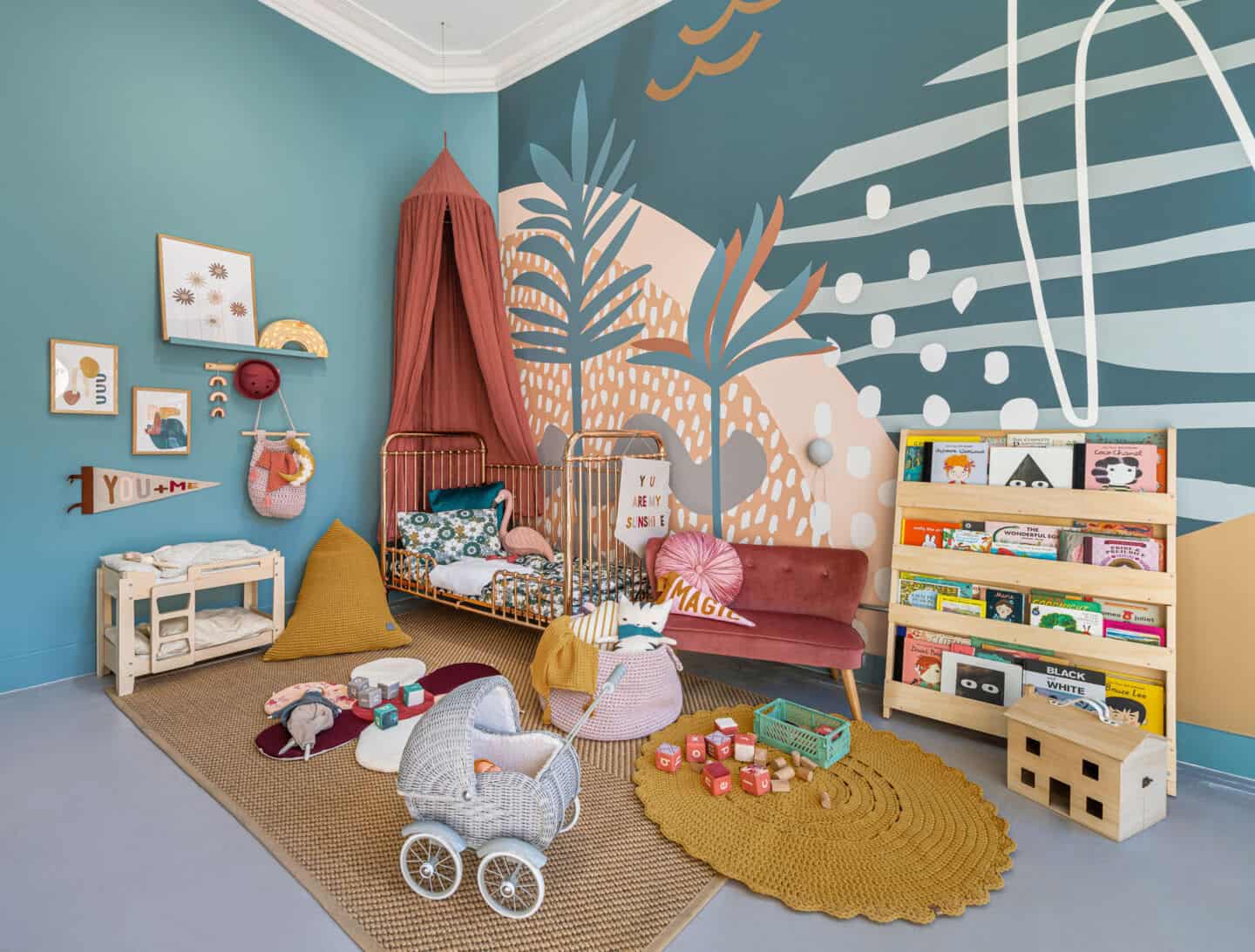 A kids playroom