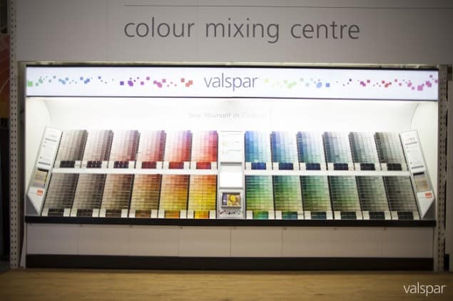 Valspar Paint Colour Mixing Centre